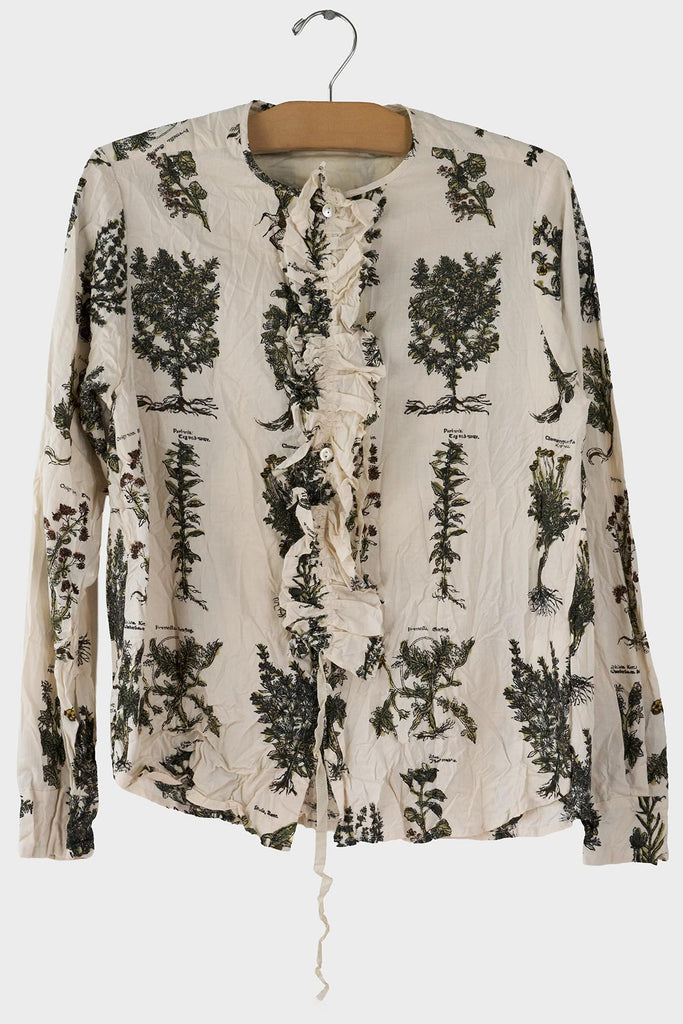 Relax Herbal Ruffle Top