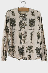 Relax Herbal Ruffle Top