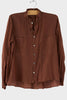 Lawn C/S Collar Top