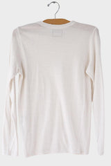 Cotton/Wool Jersey Rib Crew