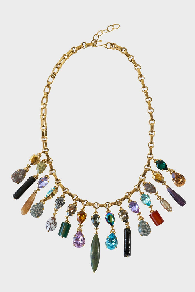 Stone & Glass Necklace