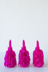 Pina Flower Fuschia Candle