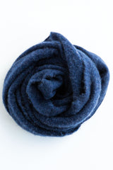 Felted Cashmere Scarf Indigo