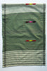 Embroidered Sage Towel