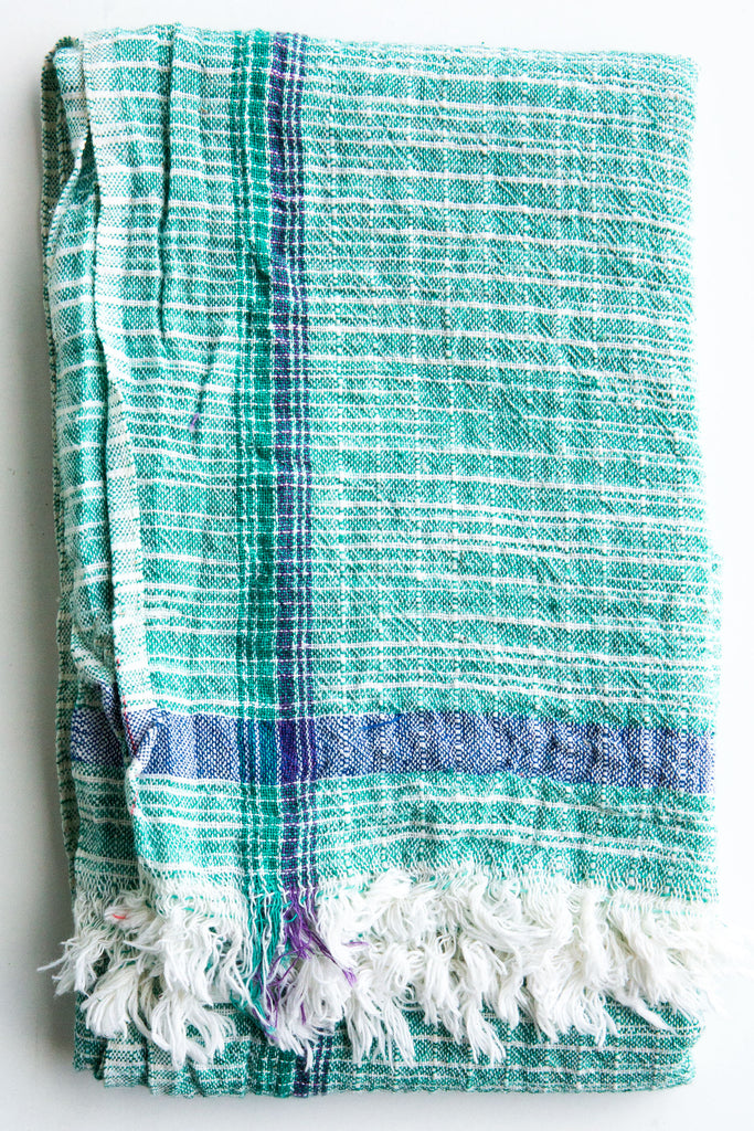 Rustic Towel Aqua