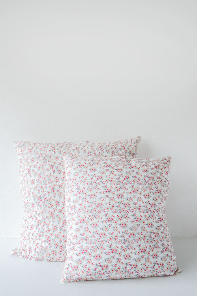 Linen Floral Cushion