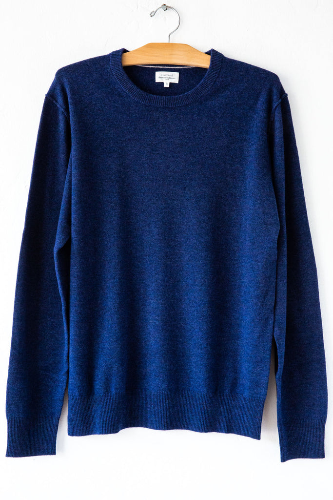 Wool Cashmere Indigo Sweater