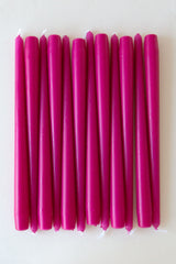 Taper Candle 12 pack Hot Pink