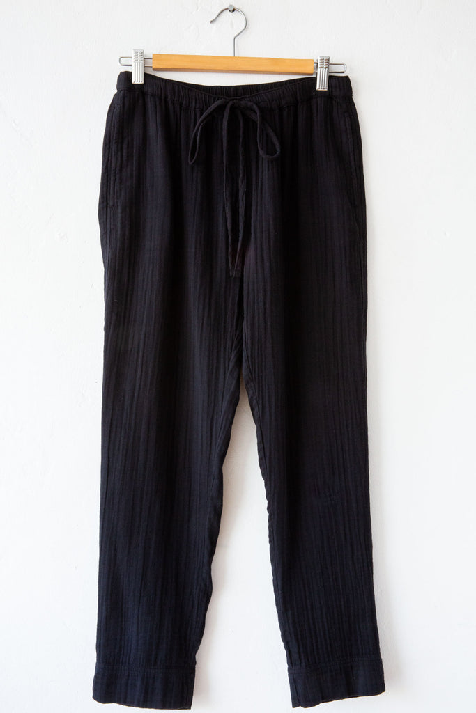 Chelsea Linen Trousers - Black