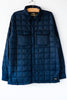 Quilted Shirt Jacket Navy