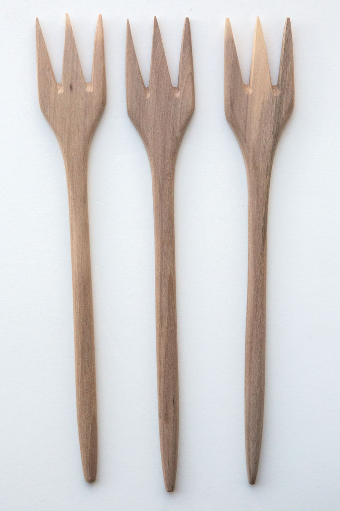 Lost & Found Walnut Serving Fork