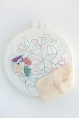 KINUA floral embroidery kit