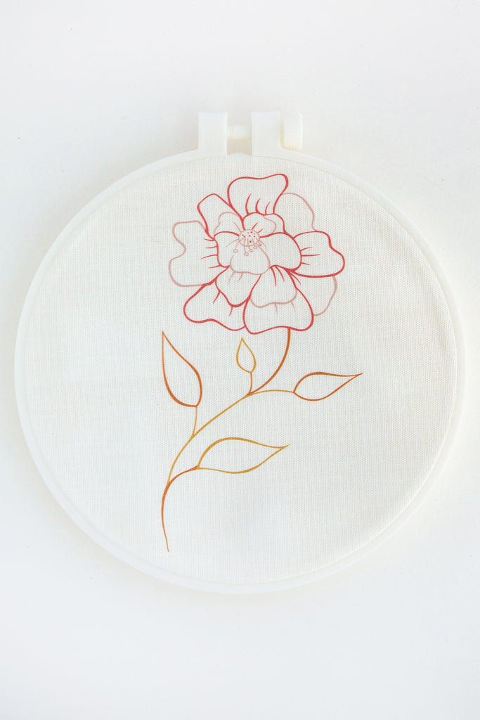KINUA flower embroidery kit – Lost & Found, Flower Embroidery Kit
