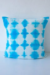 Blessed White/Blue Tye Dye Velvet Pillows