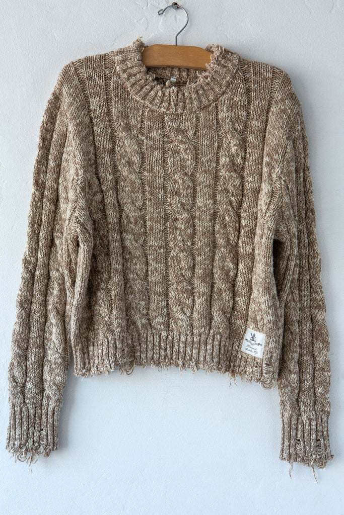 Crop Cable Sweater