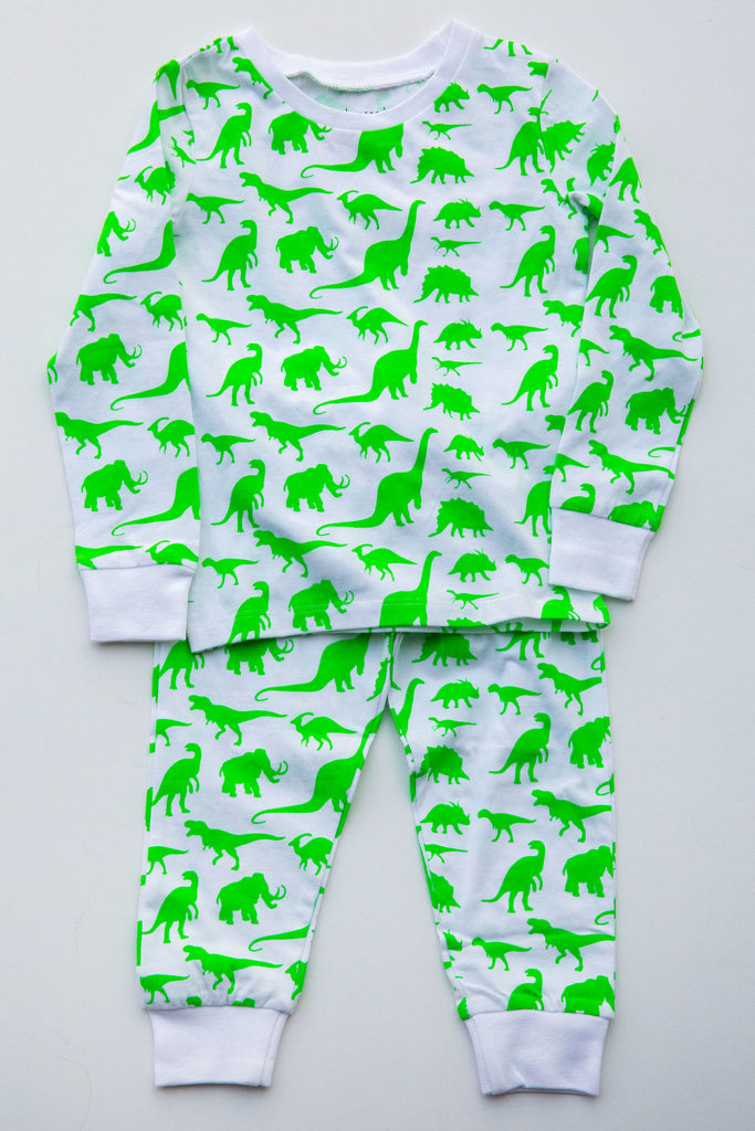 Eight Thousand Miles Dinosaur Pajama Set
