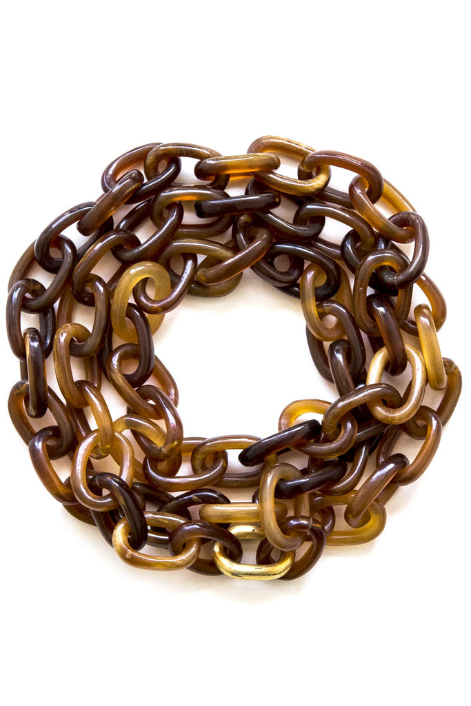 Parts of Four Brass Portal Necklace – Des Kohan