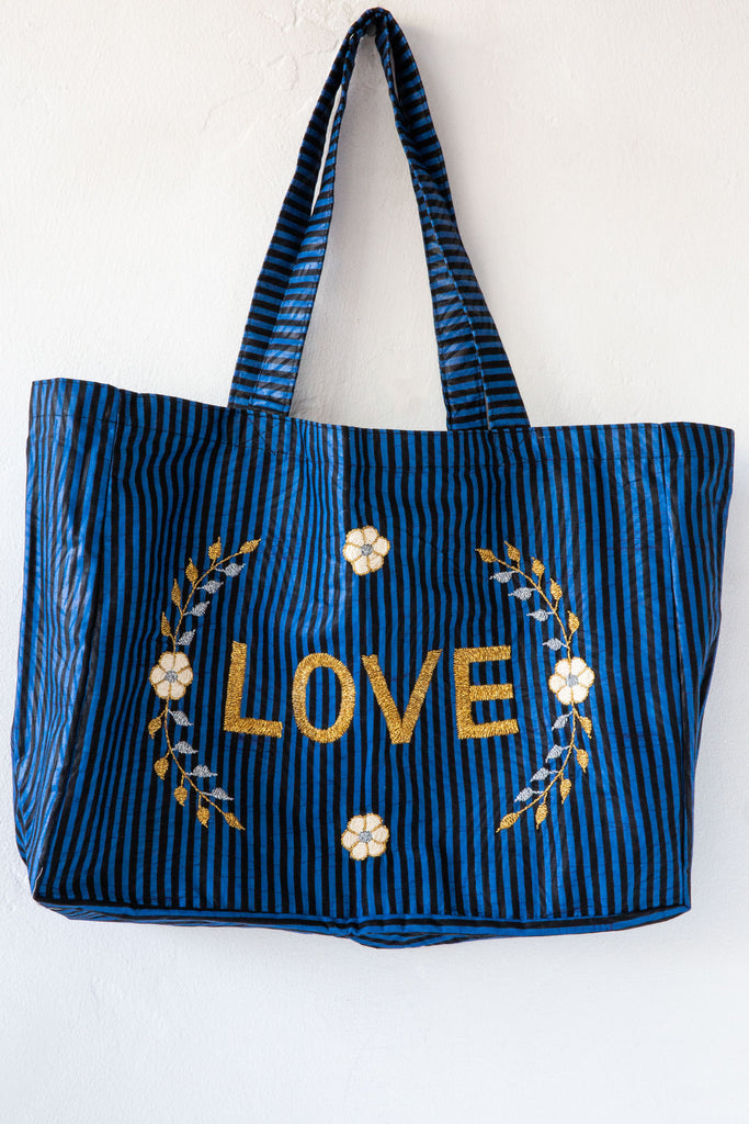 Love Stripe Tote