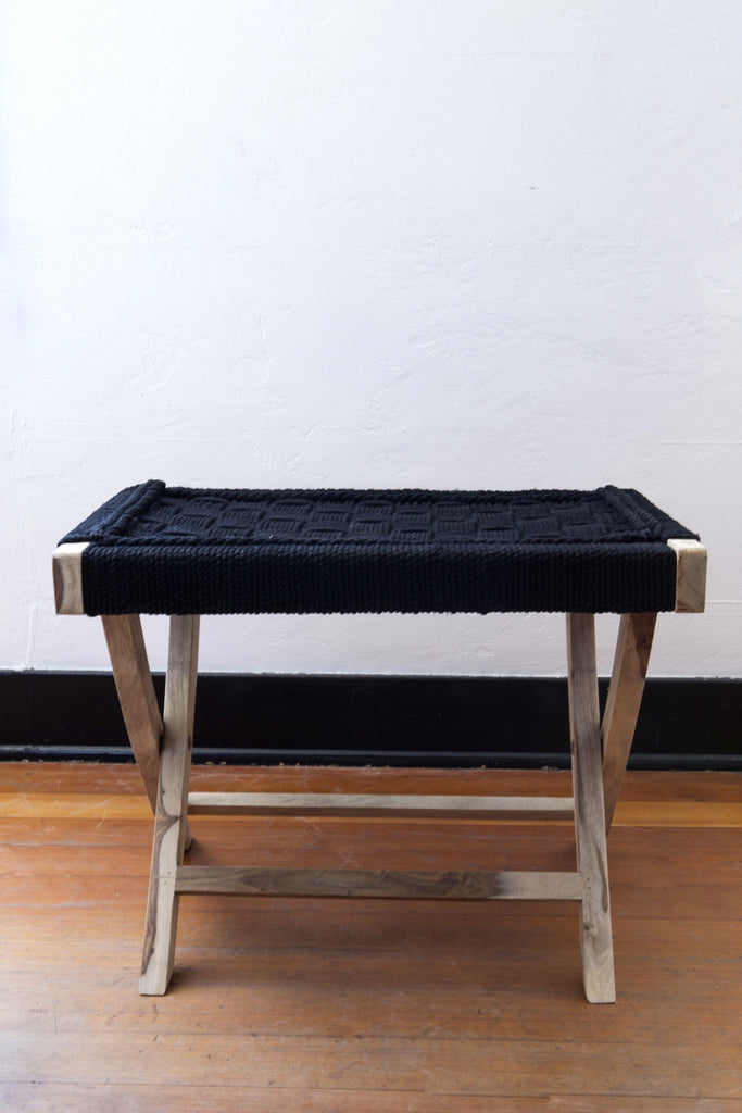 lost & found black folding table