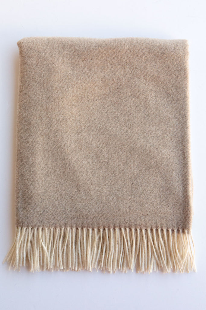 Cashmere Fringe Throw