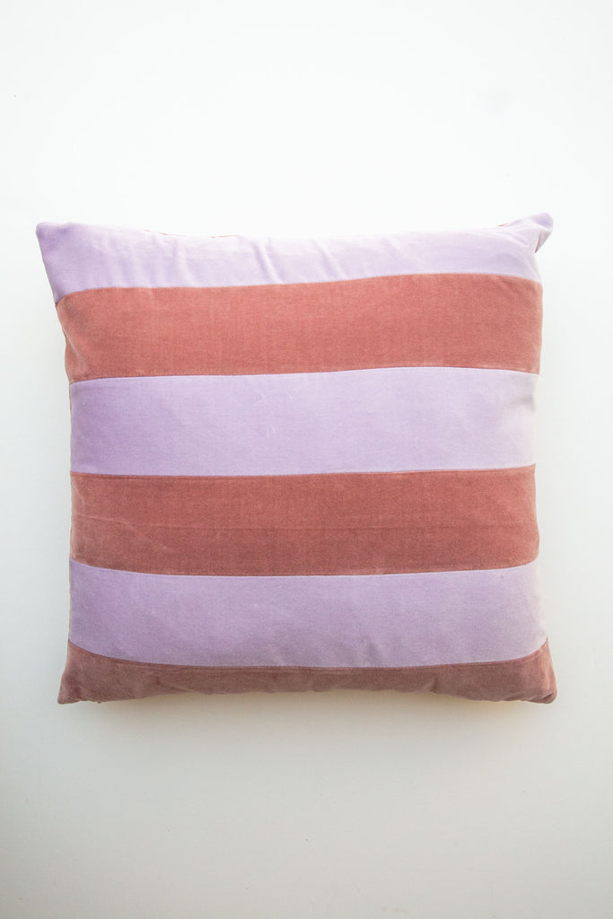 Christina Lundsteen Rose/Lavender 93 Stripe Cushion