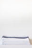 theresa white/blue bold stripe napkins