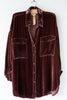 Capucina Velvet Shirt Jacket