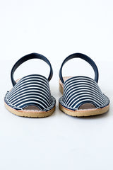 Calaxini Navy/White Stripe Sandal