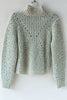 Melange Pointelle Sweater