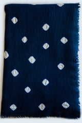 Suzusan koboushi shibori blanket/shawl