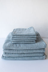 Claire Towels, River Blue